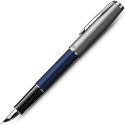 Ручка перова Parker SONNET Essentials Metal & Blue Lacquer CT FP F 83 711