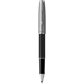 Ручка-ролер Parker SONNET Essentials Metal & Black Lacquer CT RB 83 522