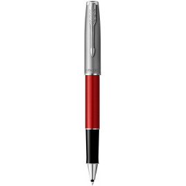 Ручка-ролер Parker SONNET Essentials Metal & Red Lacquer CT RB 83 622