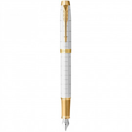 Ручка перова Parker IM Premium Pearl GT FP F 24 711