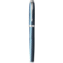 Ручка перова Parker IM Premium Blue Grey CT FP F 24 911