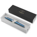 Ручка перова Parker IM Premium Blue Grey CT FP F 24 911