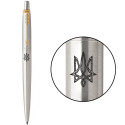 Ручка шариковая Parker JOTTER Stainless Steel GT BP Трезубец геометрия 16032_T058b