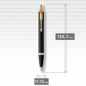 Ручка шариковая Parker IM Black GT BP Трезубец-Меч 22032_T053y Ручка шариковая Parker IM Black GT BP Трезубец-Меч 22032_T053y