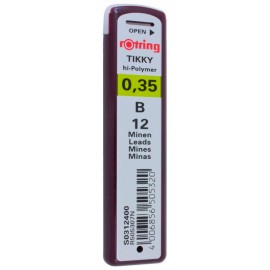 Грифелі Rotring 0,35мм B (12) S0312400