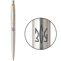 Ручка шариковая Parker JOTTER Stainless Steel GT BP Трезубец ЗСУ 16032_T039b
