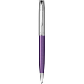 Ручка кулькова Parker SONNET Essentials Metal & Violet Lacquer CT BP 83 432