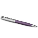 Ручка шариковая Parker SONNET Essentials Metal & Violet Lacquer CT BP 83 432