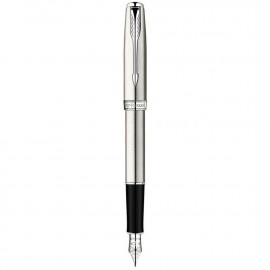 Ручка перова Parker SONNET Stainless Steel CT FP F 84 612