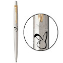 Ручка кулькова Parker JOTTER Stainless Steel GT BP Бойовий Кролик 16032_Z202b