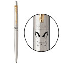 Ручка шариковая Parker JOTTER Stainless Steel GT BP Добрый Кролик 16032_Z205b