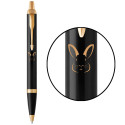 Ручка кулькова Parker IM Black GT BP Добрий Кролик 22032_Z205y
