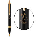 Ручка кулькова Parker IM Black GT BP Кроленя 22032_Z210y