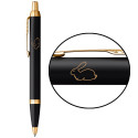 Ручка кулькова Parker IM Black GT BP Водяний Кролик 22032_Z215y