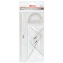 Набір лінійок і косинців Rotring 4 шт. S0221370