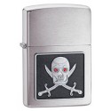 Зажигалка Zippo Classic Piercing Eye Pirate Brushed Chrome Zp20881