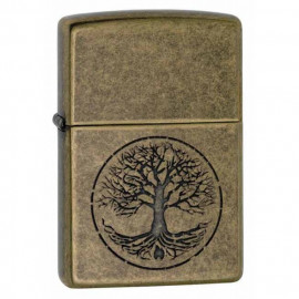 Запальничка Zippo Classic Tree Of Life Antique Brass 29149
