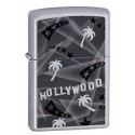 Зажигалка Zippo Classic Hollywood Palm Tree Satin Chrome Zp21036