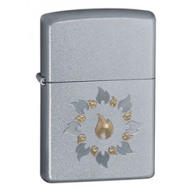 Запальничка Zippo Classics Ring Of Fire Satin Chrome Zp21192