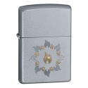 Зажигалка Zippo Classic Ring Of Fire Satin Chrome Zp21192