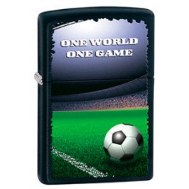 Зажигалка Zippo Classics One World One Game Football Black Matte Zp28301