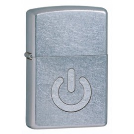 Зажигалка Zippo Classics Power Button Street Chrome Zp28329