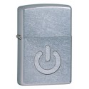 Зажигалка Zippo Classics Power Button Street Chrome Zp28329