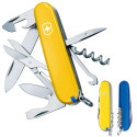 Складаний ніж Victorinox CLIMBER UKRAINE жовто-синій 1.3703.8.2