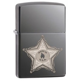 Зажигалка Zippo Classics Skull Badge Black Ice Zp28360