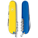 Складаний ніж Victorinox CLIMBER UKRAINE жовто-синій 1.3703.8.2