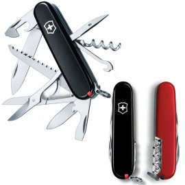 Складаний ніж Victorinox HUNTSMAN UKRAINE чорно-червоний 1.3713.3.1