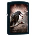 Зажигалка Zippo Classics Goth-Raven Eyeball Black Matte Zp28434