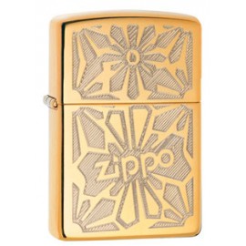 Зажигалка Zippo Classics Ornament High Polish Brass Zp28450