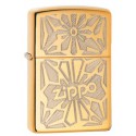 Зажигалка Zippo Classics Ornament High Polish Brass Zp28450