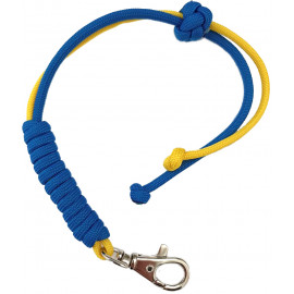 Темляк з карабіном Син-Жовт.