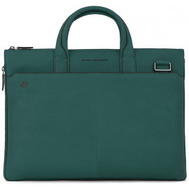 Сумка для ноутбука Piquadro Black Square (B3) Cinnabar Green CA4021B3_VE3