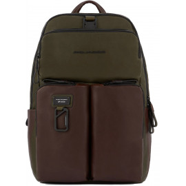 Рюкзак для ноутбука Piquadro Harper (AP) Green-Brown CA5676AP_VETM