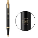 Ручка кулькова Parker IM ARMY Black GT BP Емблема ДПСУ 22032_W012y