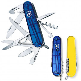 Складаний ніж Victorinox HUNTSMAN UKRAINE синьо-жовтий 1.3713.T2.8