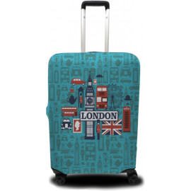 Чохол Coverbag поліестер на валізу S Лондон Висота 45-55см CvP0412S