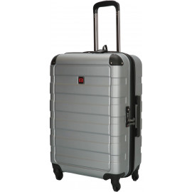 Чемодан Enrico Benetti LITTLE ROCK/Silver Средний Eb39041 998-60