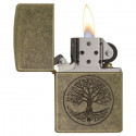 Запальничка Zippo Classics Tree Of Life Antique Brass 29149