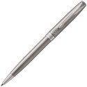Ручка шариковая Parker SONNET UKRAINE Stainless Steel CT BP Трезубец бел. 84232_T001w