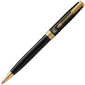 Ручка кулькова Parker SONNET UKRAINE Black Lacquer GT BP Тризуб 86032_T001y
