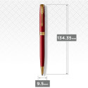 Кулькова ручка Parker SONNET Red Lacquer GT BP 86 232