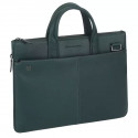 Сумка для ноутбука Piquadro Black Square (B3) Cinnabar Green CA4021B3_VE3