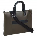 Сумка для ноутбука Piquadro Blue Square (B2) Olive-Black CA4021B2_VEN