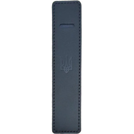 Чехол для ручки черный с Гербом тиснение