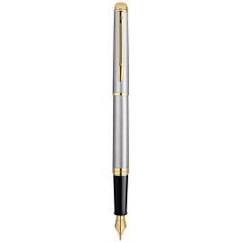 Ручка перьевая Waterman HEMISPHERE Stainless Steel GT FP M 12 010