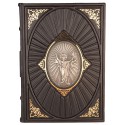 Книга Біблія з іконою срібло Casa d'Oro Cdo58332